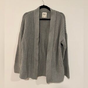 Abercrombie & Fitch Gray Cardigan